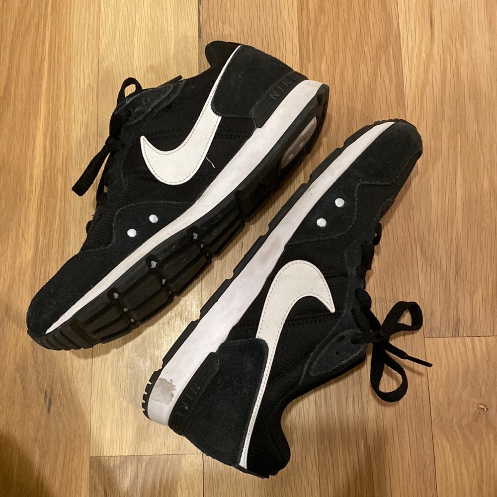 Black and white Nike